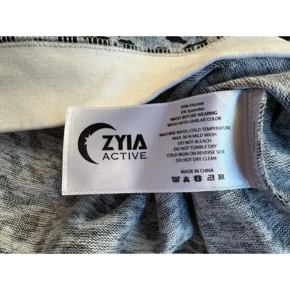 Zyia Active Sweatshirt Crew Lounge Cheetah Print Athletic Athleisure Size XXXL - Picture 6 of 7